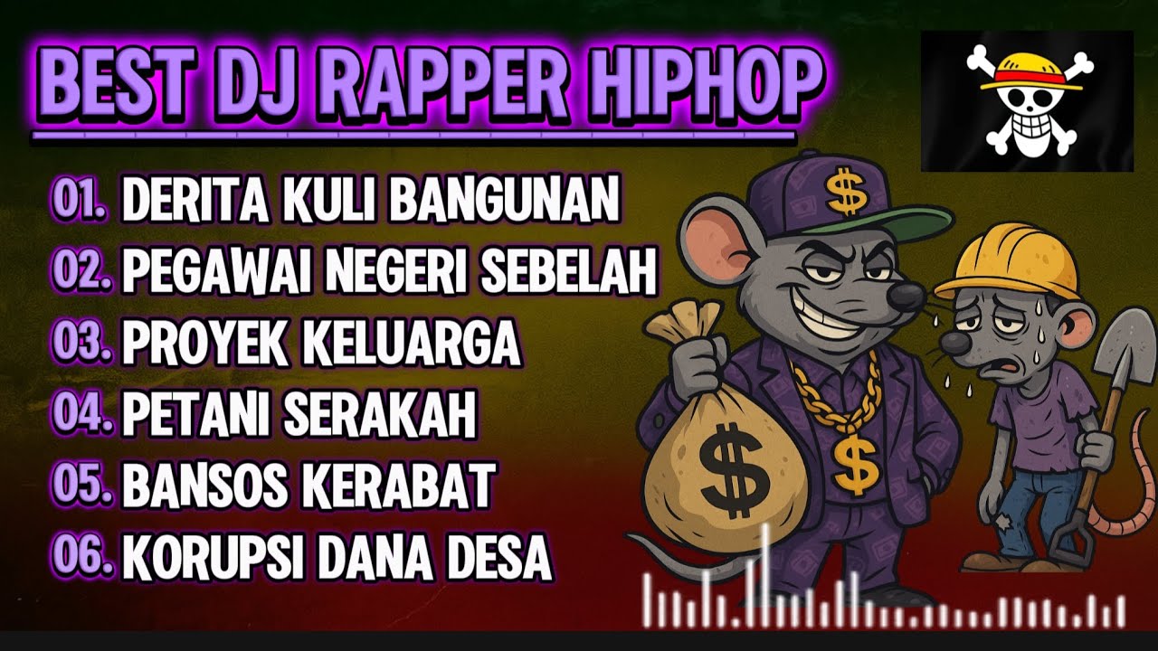 DERITA KULI BANGUNAN || 🎧BEST DJ RAPPER HIPHOP🎶 TERBARU 2025 || ENAK DI DENGAR  #djhiphop #djrapper 