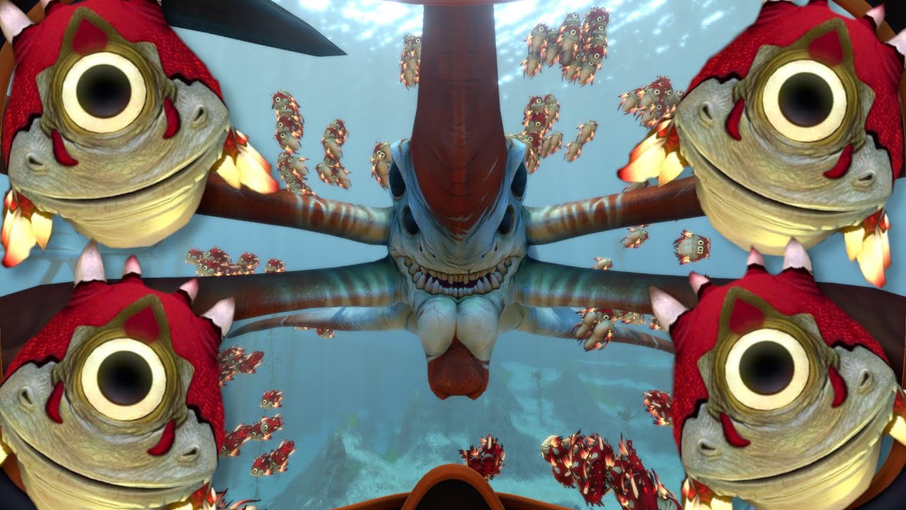 Killing A Reaper With CRASHFISHES… (Subnautica)