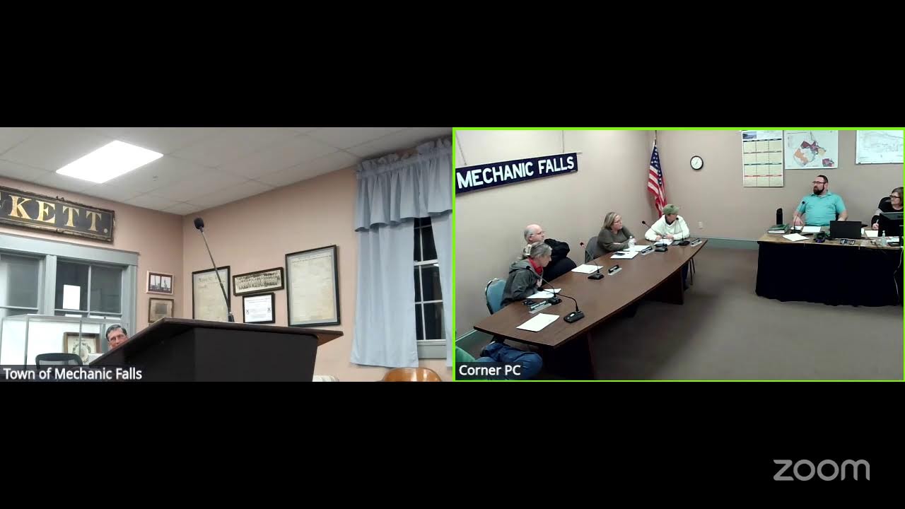 Town of Mechanic Falls Planning Board 3/4/2026