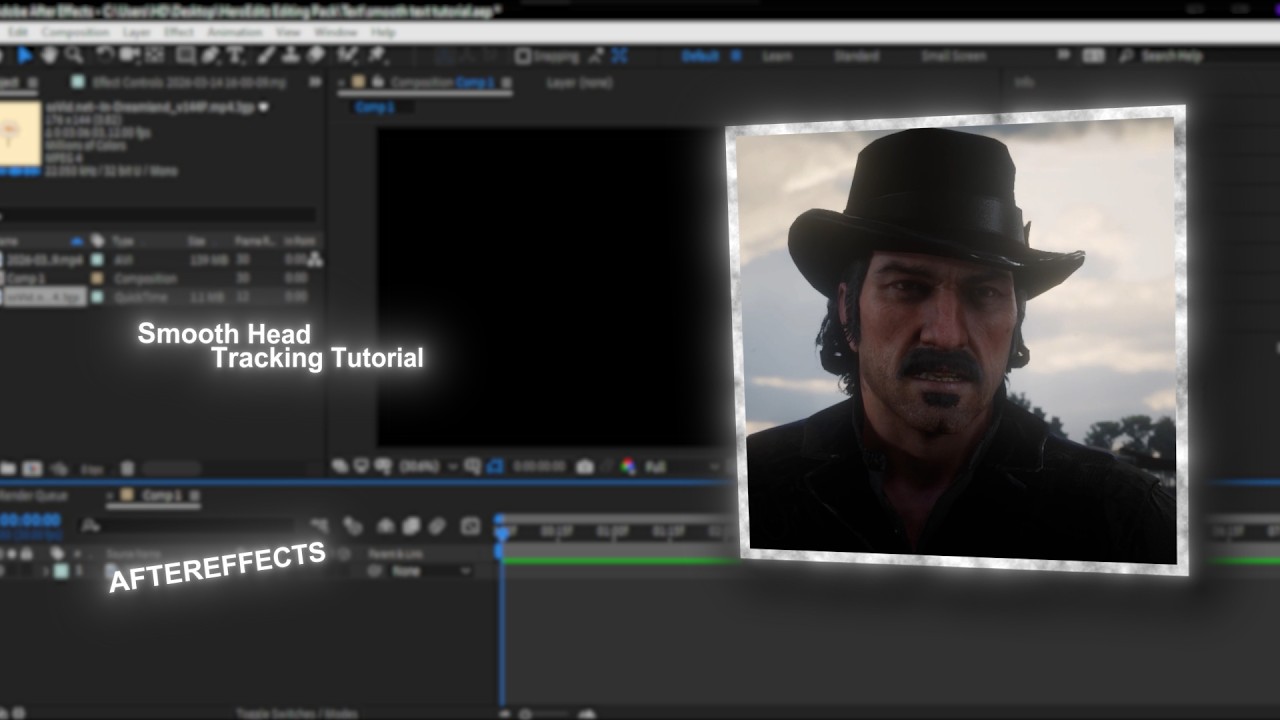 HOW TO: Make Smooth Head Tracking I After Effect's Beginner Tutorial | HeroTutorialz