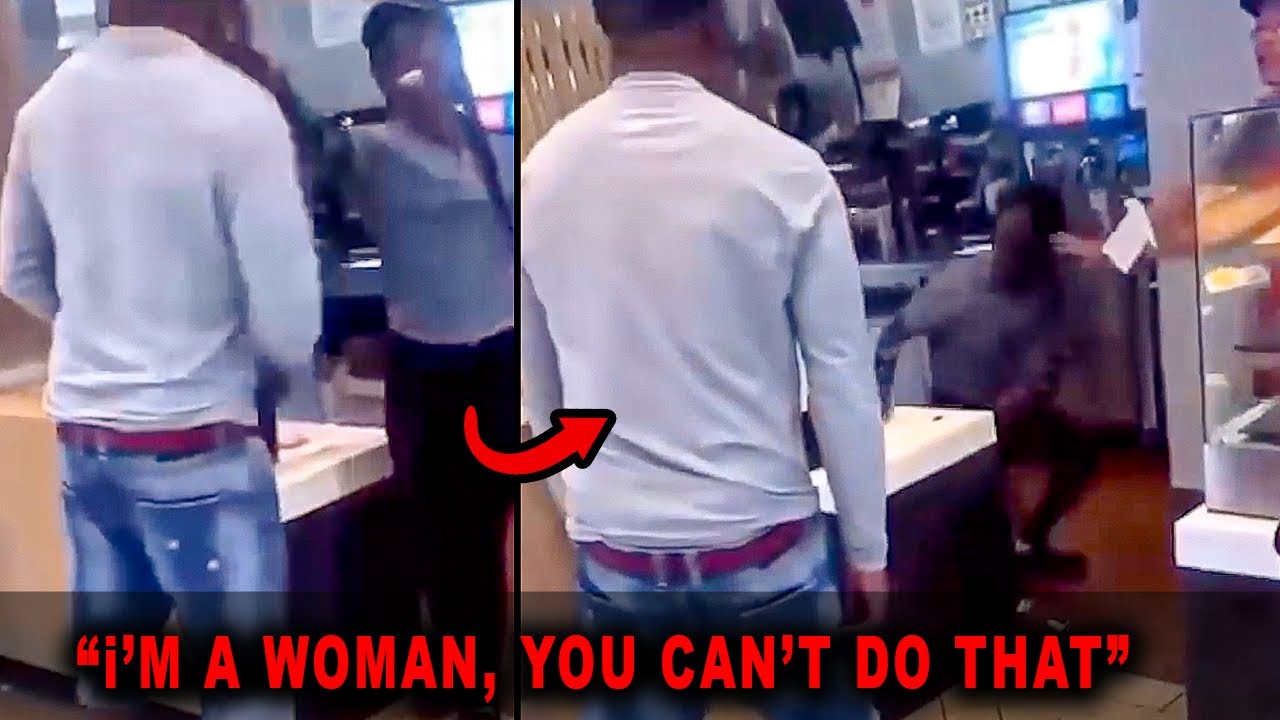 She Did Not Expect Him To ACTUALLY Hit Back