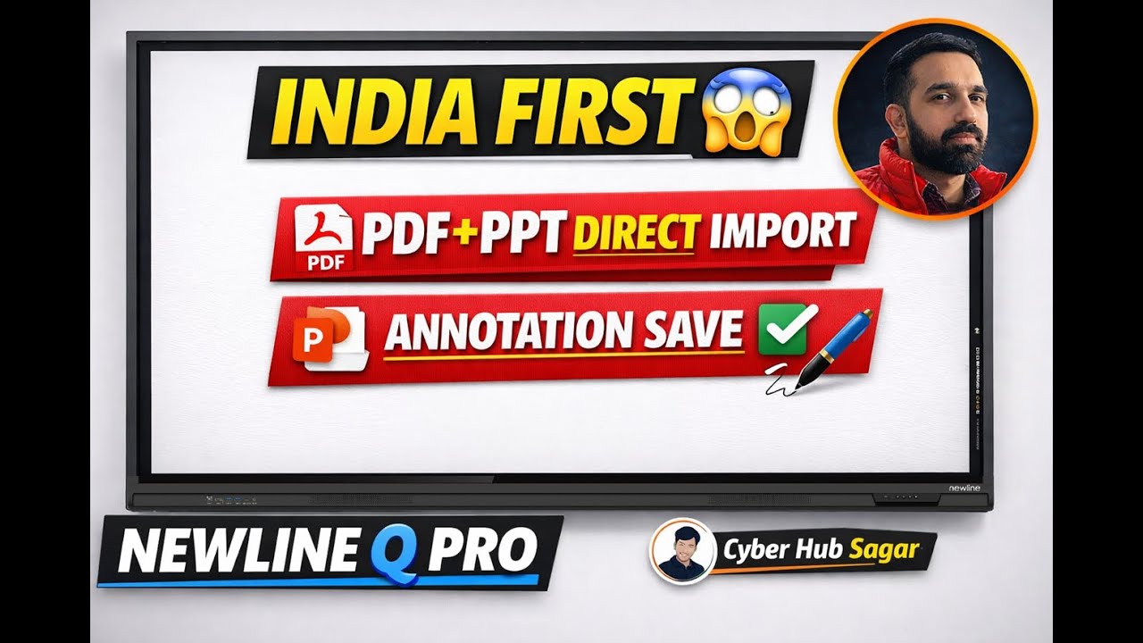 Open PDF and PPT in Digital Board 🔥 | Best Interactive Panel for Teachers