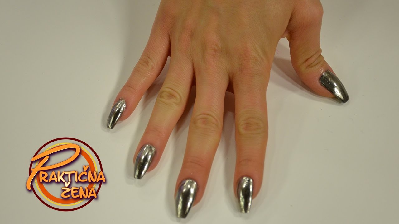 Praktična žena - Nokti ogledalo (mirror) efekat