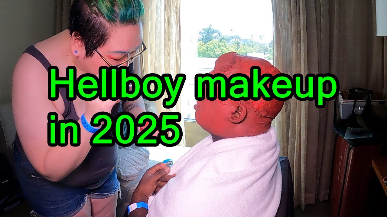 Hellboy makeup in 2025