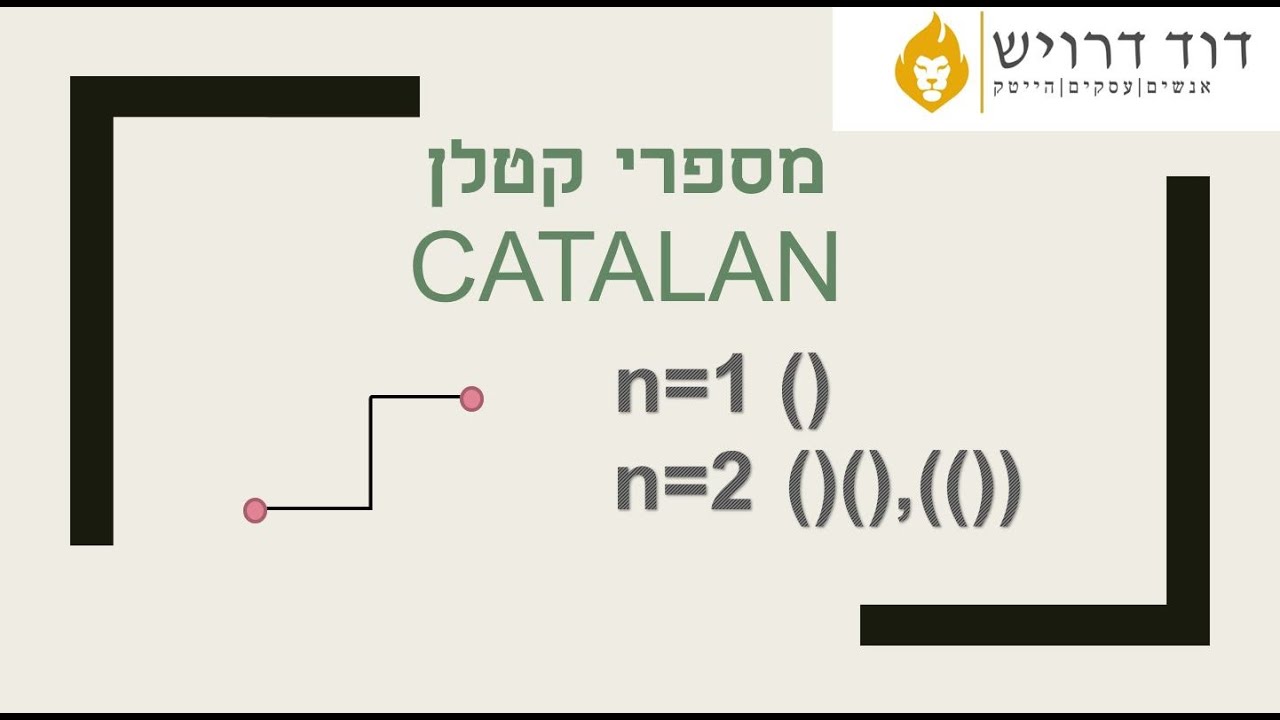 מספרי קטלן - Catalan number