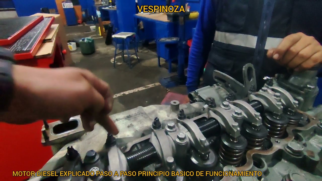 MOTOR DIESEL EXPLICADO PASO A PASO PRINCIPIO BASICO DE FUNCIONAMIENTO