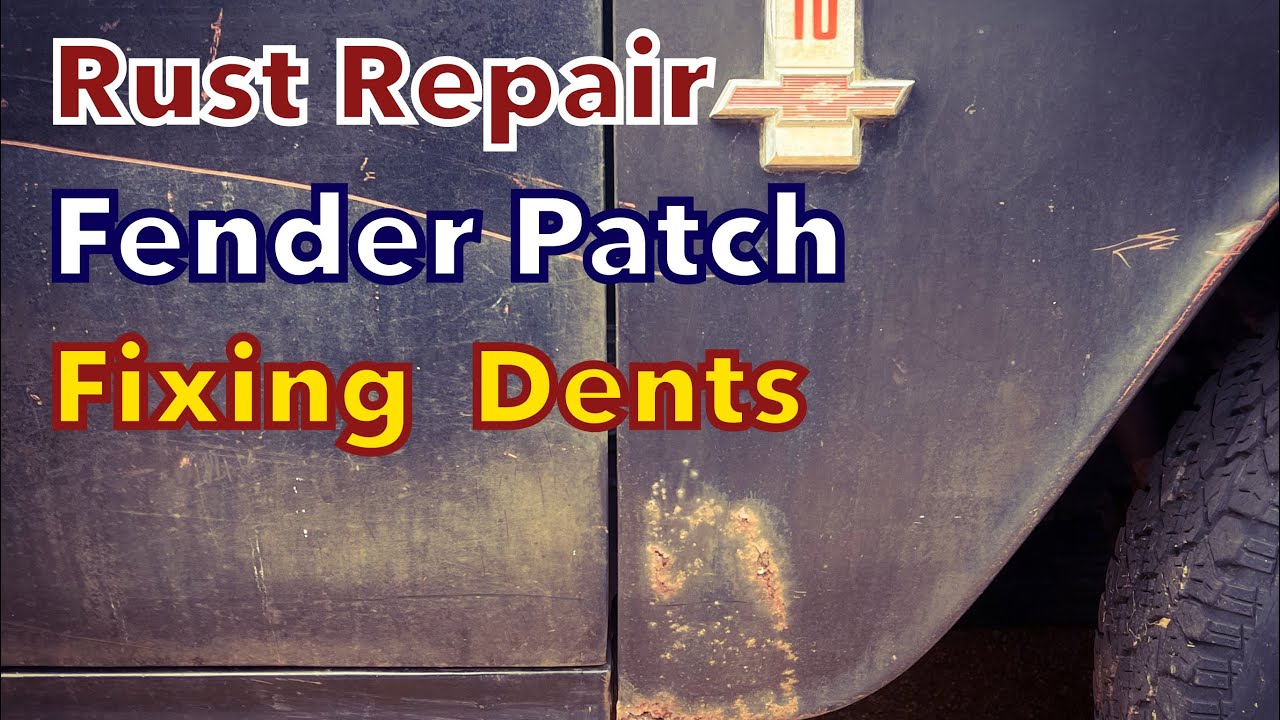 Ремонт ржавчины на нижнем крыле со стороны пассажира 63 c10