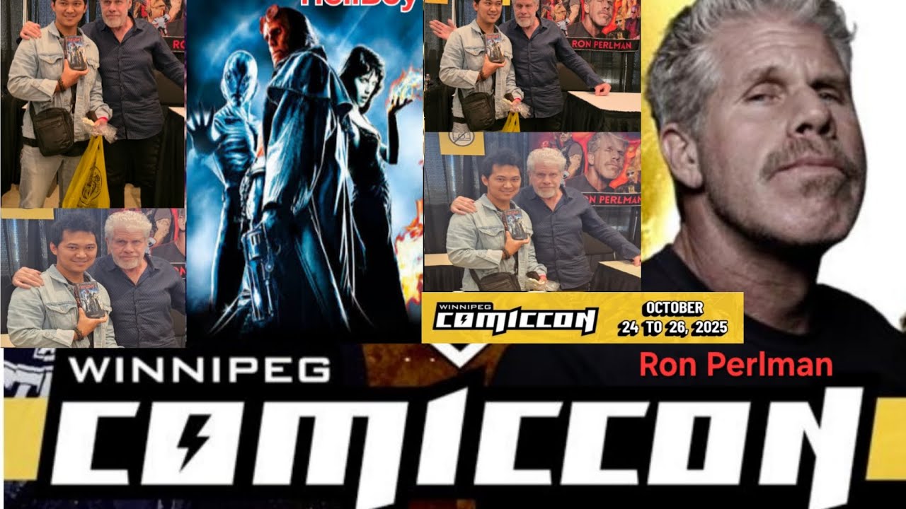 Comiccon Winnipeg Canada with Ron Perlman