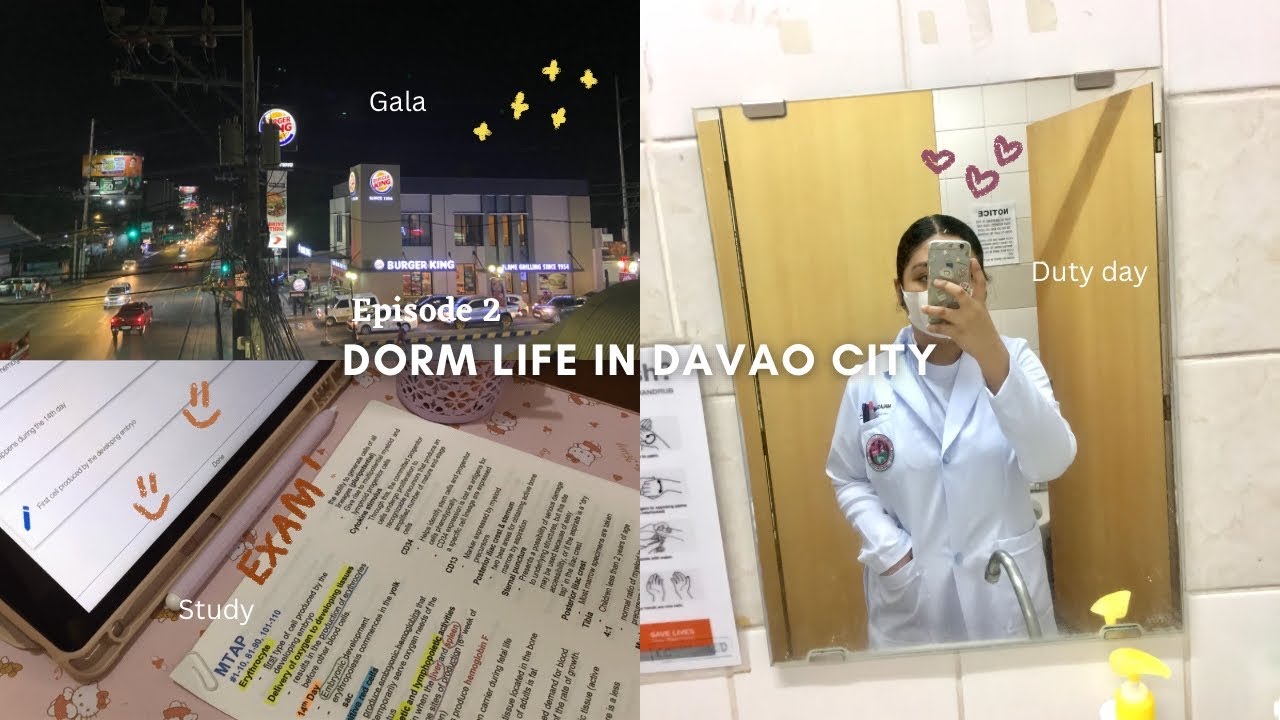 dorm life in Davao City Ep. 2 | Medtech duty👩🏻‍⚕️, study📚, gala ✨