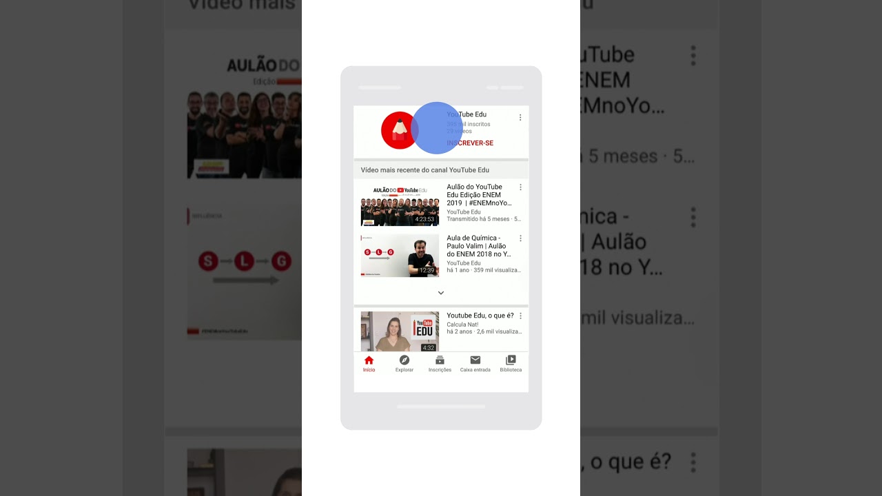 YouTube EDU - Continue estudando, sem sair de casa