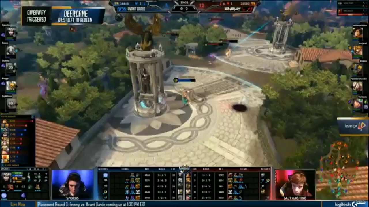 Mundial de Smite 2016 - SWC16 - Dia 1 - Enemy vs. Avant Garde