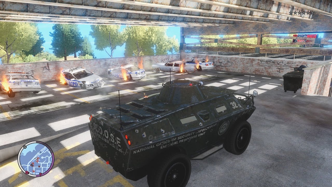 GTA 4 TBOGT - APC Tank Rampage #4