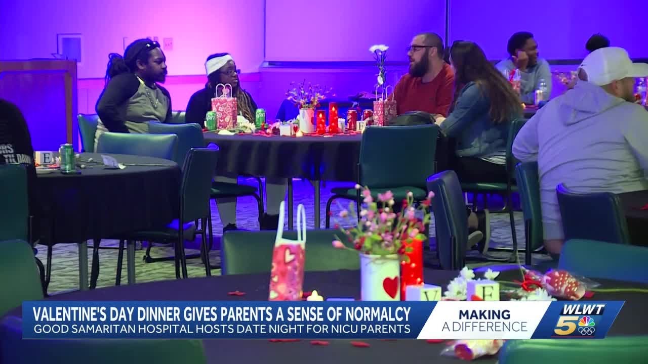 NICU parents celebrate Valentine's Day at Good Samaritan Hospital