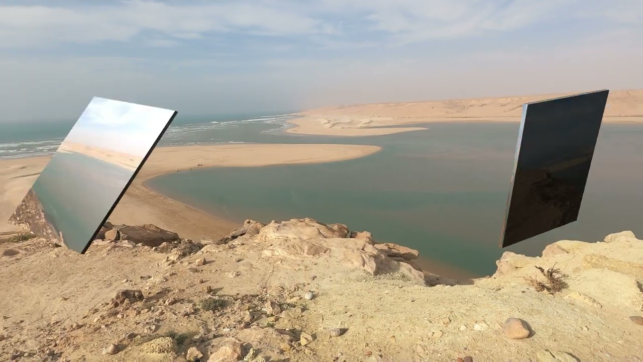 Plage Blanche et Oued Draa