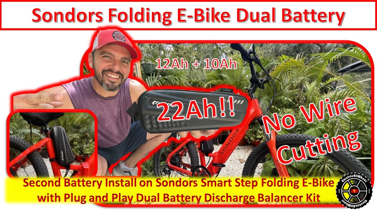 Sondors | Smart Step | Plug and Play Dual Battery Discharge Balancer Kit | Install Two Batteries