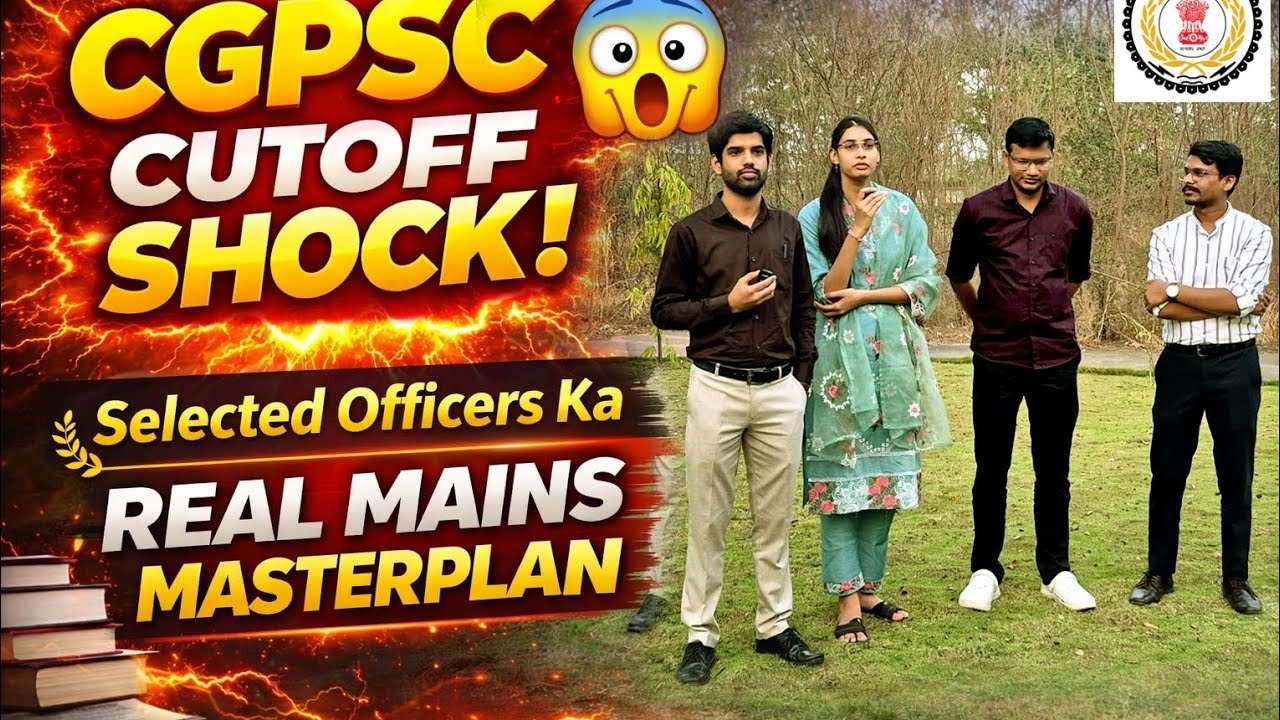 CGPSC Cutoff Shocked Everyone 😱 | Selected Officers Ka Real Game Plan 