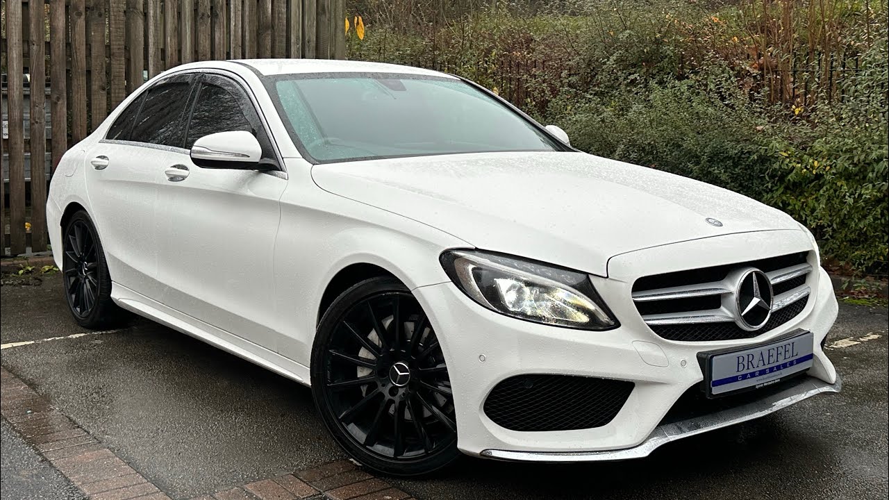 2015 Mercedes Benz C220d AMG Line Saloon walk around (PX15)