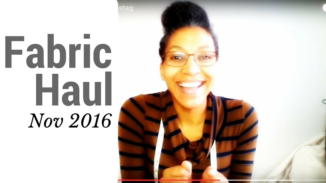 Epic Fabric Haul: November 2016