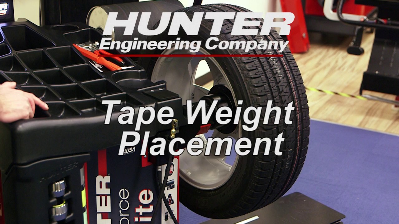 Tape Weight Placement - Hunter Road Force Instructional Video