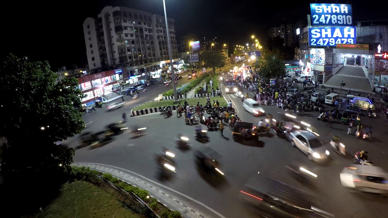TIMELAPSE GUJARAT GAS CIRCLE ADAJAN