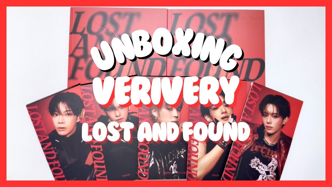 РАСПАКОВКА Verivery (버리버리) - Lost and Found