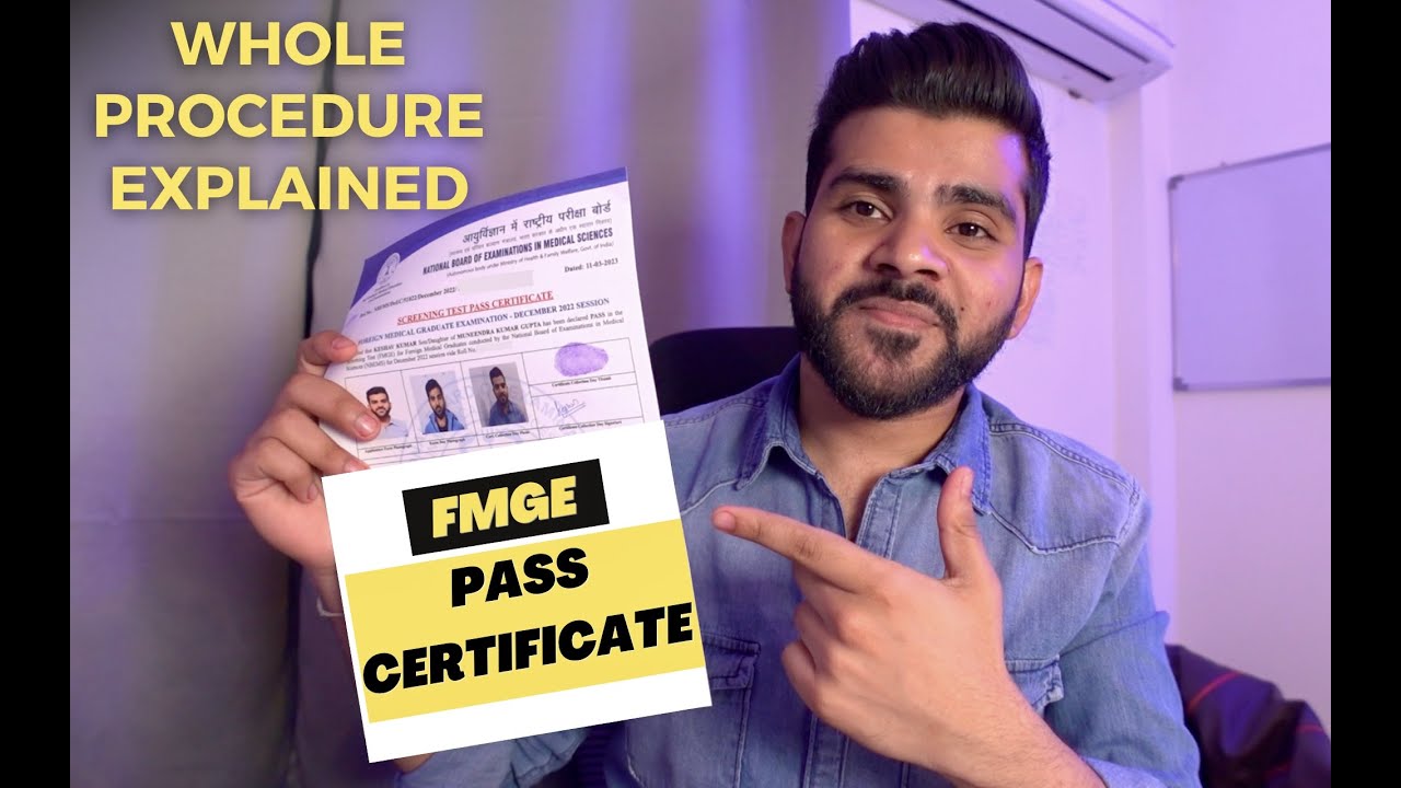 HOW to Collect your FMGE Passing Certificate | DOCUMENTS REQUIRED | Whole Procedure