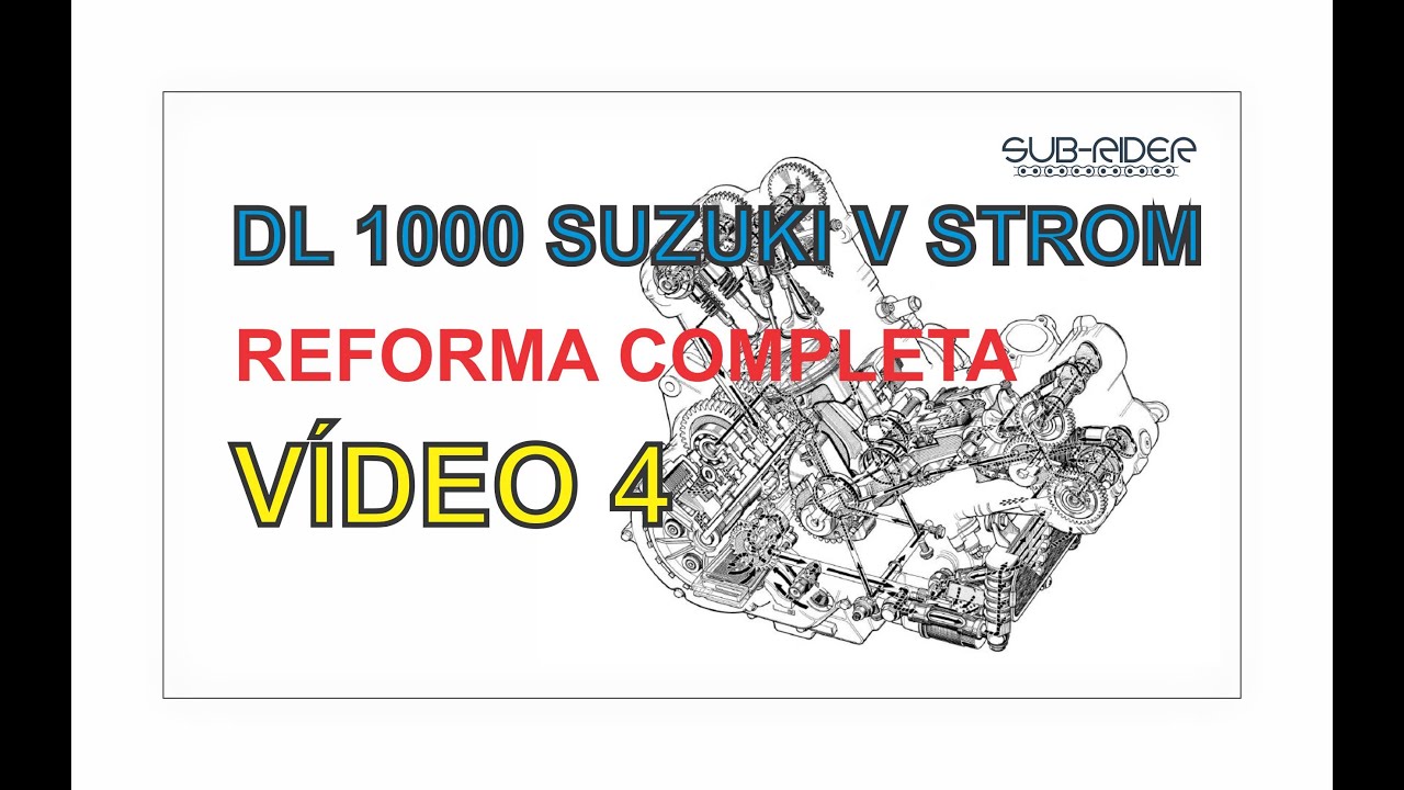 Reforma Suzuki DL 1000 V Strom Vídeo 4