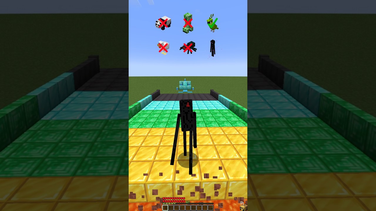 Challenge Focused: Can I Beat the Floor is Lava Challenge? (Custom Mobs Edition)