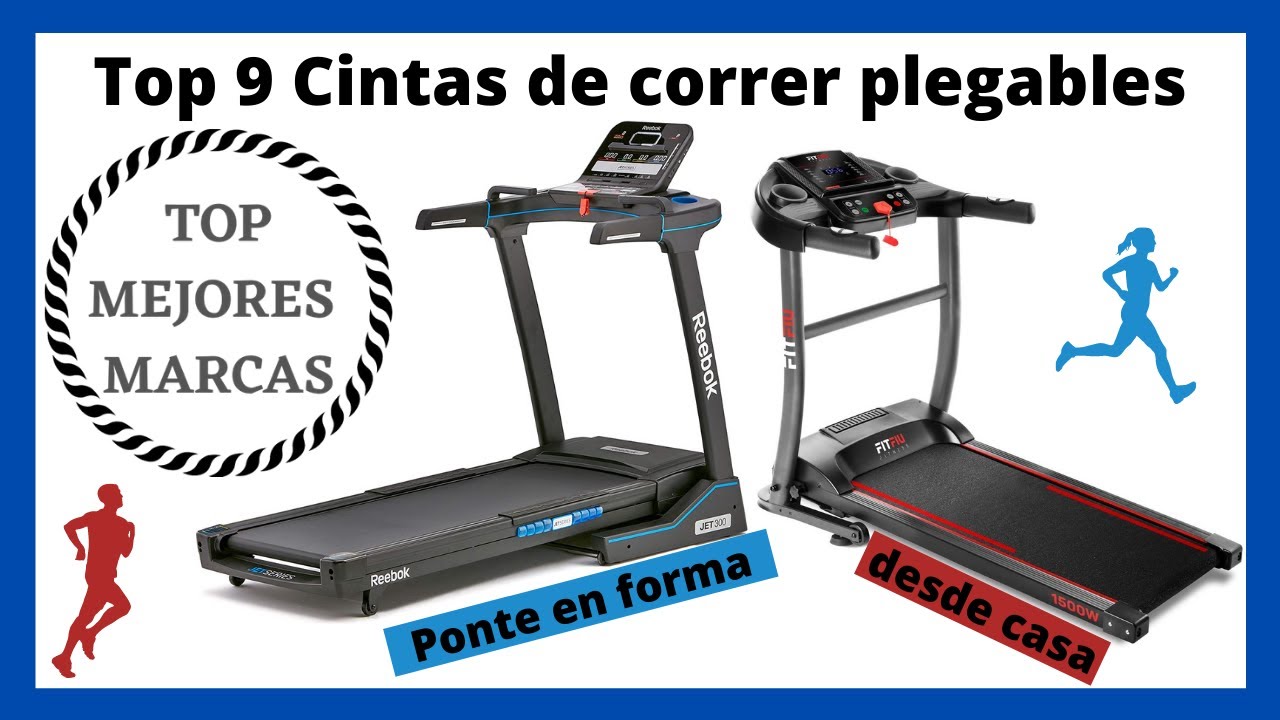 🏃‍♀️🏃‍♂️Top 9 Cintas de correr o andar PLEGABLES para casa en 2022.