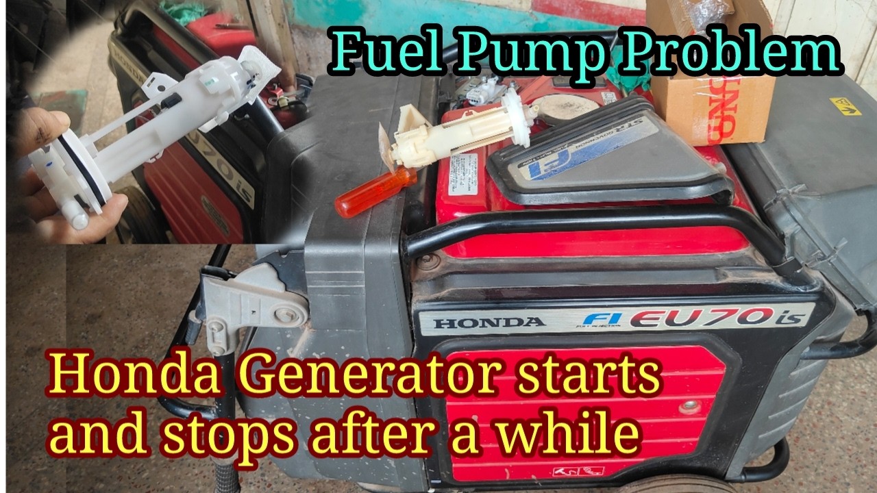 Honda Generator Starts But Wont Stay Running Honda Generator starts and stops after a while
