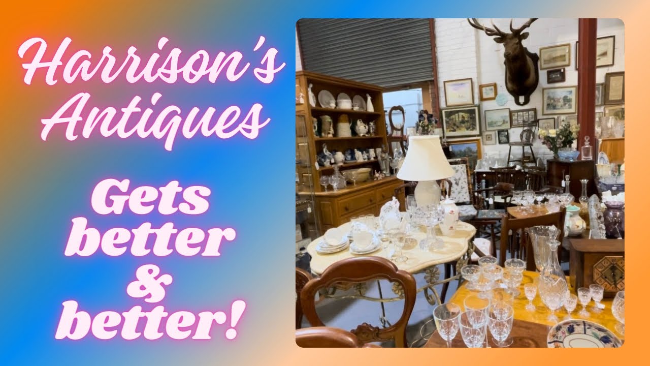 Harrison's Antiques just got better! Let's have look! #vintageshopping