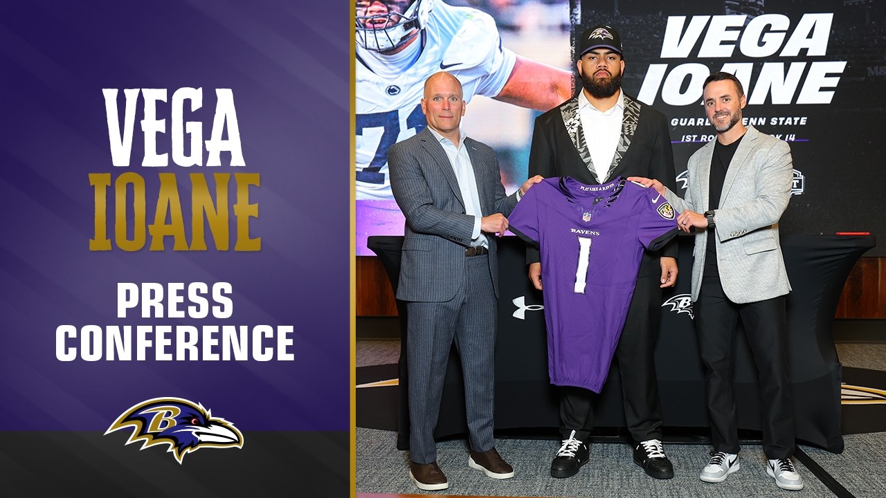 Vega Ioane Introductory Press Conference | Baltimore Ravens