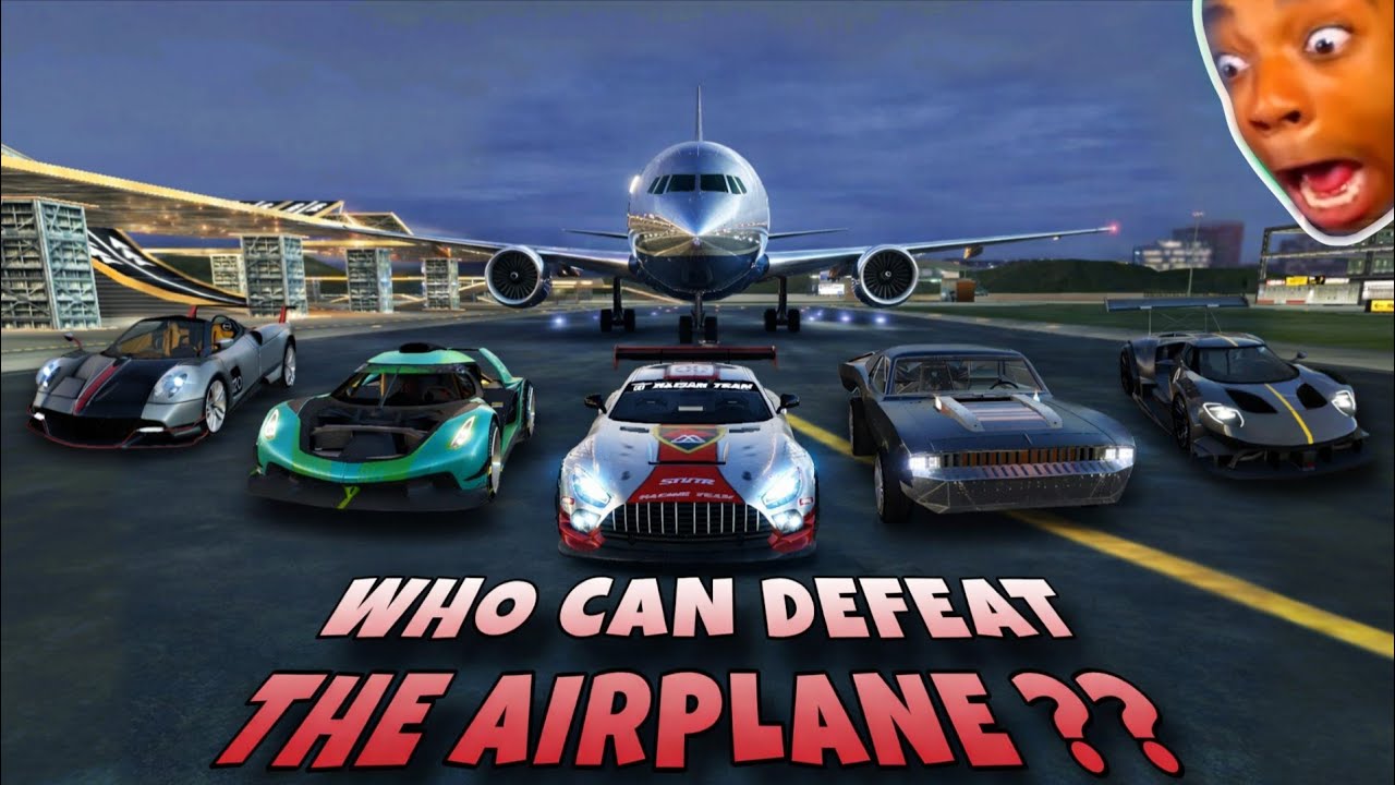 DRAG RACE! Super Loaded Cars vs Airplane! | Extreme Car Driving Simulator #car #driving #gaming