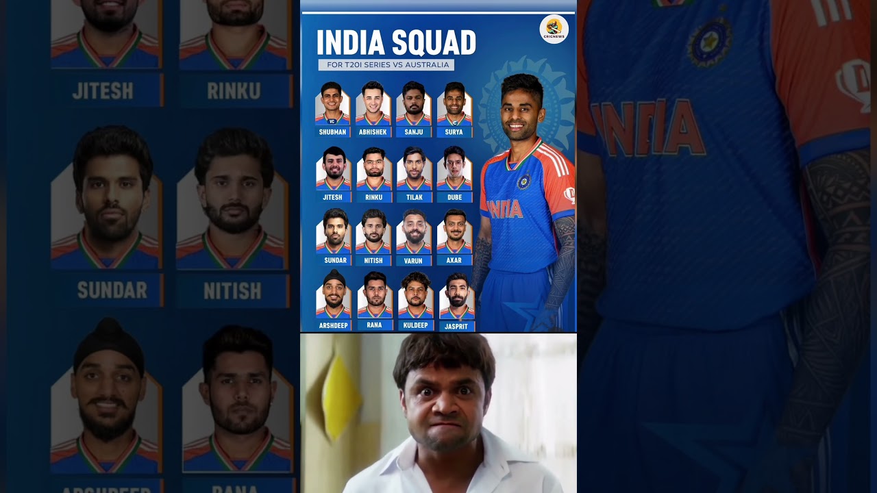 indian squad for t20 series vs Australia #shorts #youtubeshorts #trending #cricket
