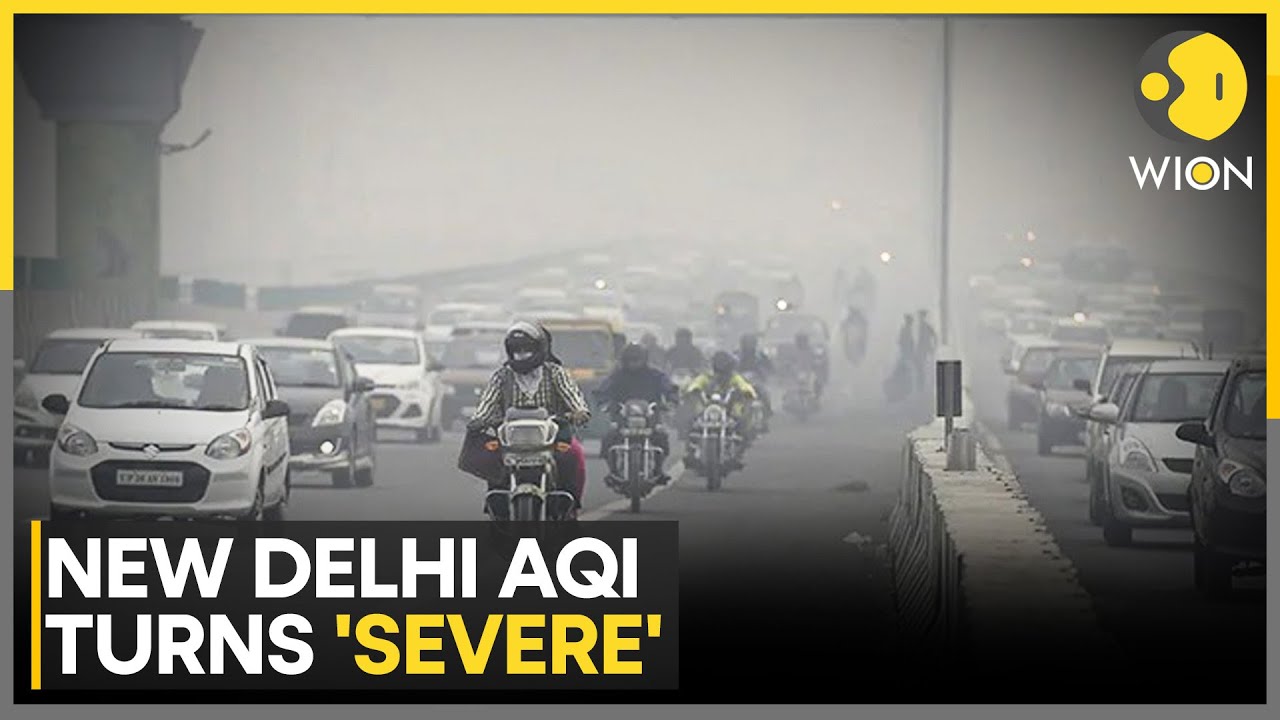 Delhi Chokes Again: AQI Hits 'Severe' at 377, Smog Blankets the Capital | WION