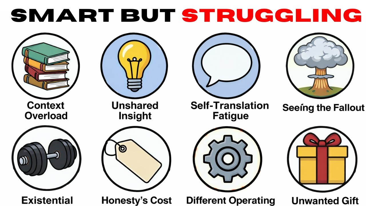 Why Highly Intelligent People Secretly Struggle More Than Others