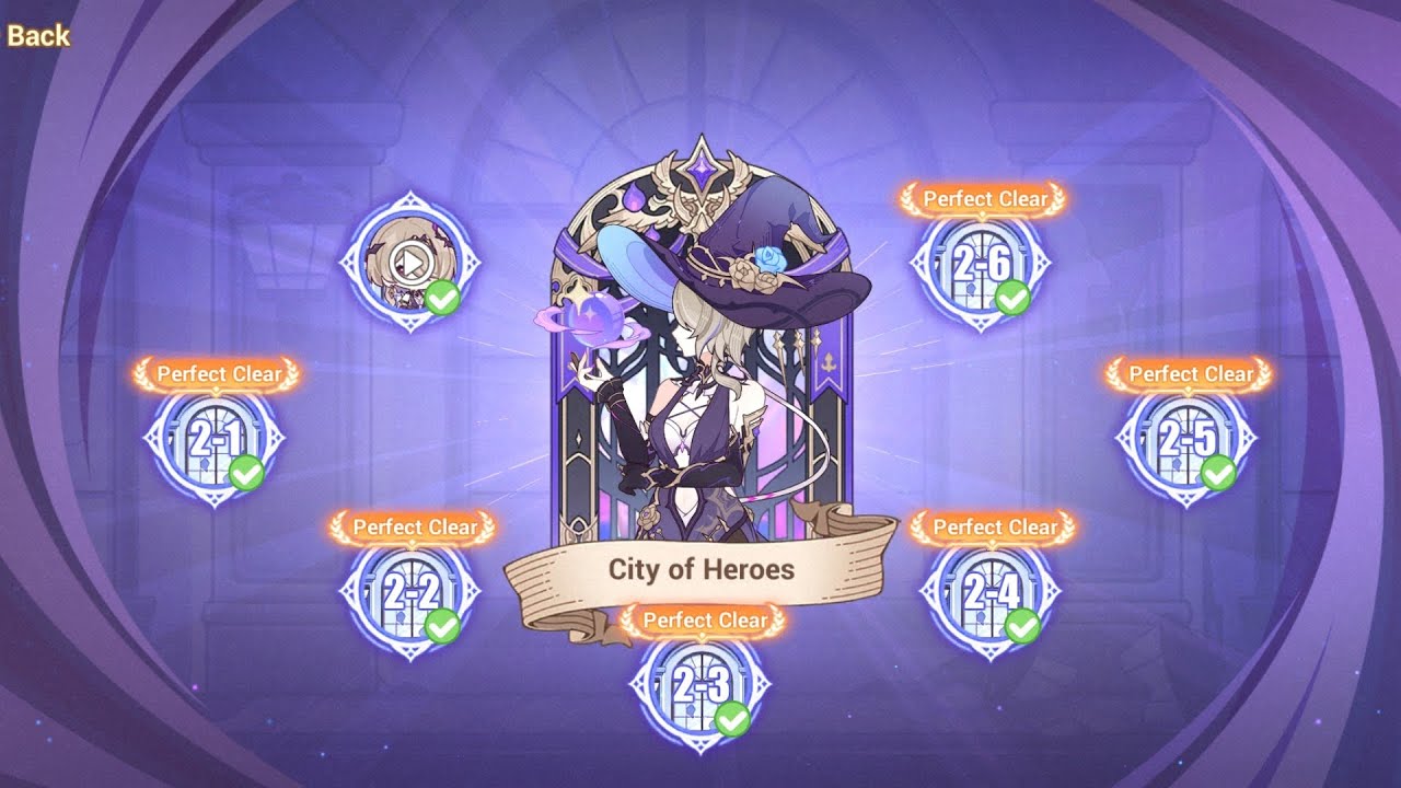 Hero's Expedition: Game for the Brave - City of Heroes all stage | Honkai Impact 3 V8.6