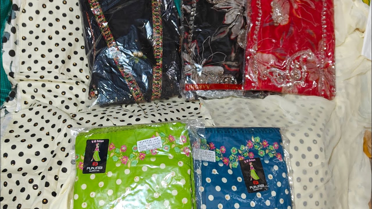 Ladies latest designer suits 💥✨ with gifts 🎁🎉 unstitched cotton suits dhamakedar sale 🤩😍