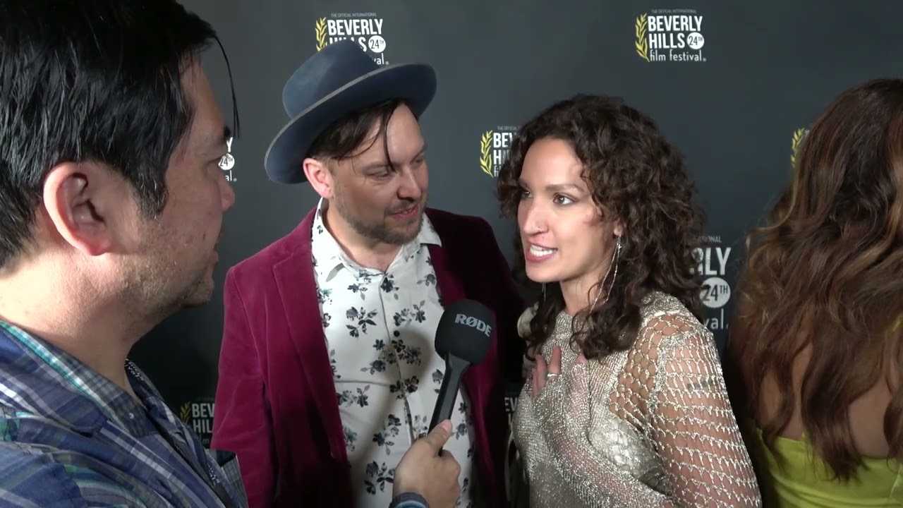 Andrew Furze and Camryn Griffith Carpet Interview at the Beverly Hills Film Festival 2024