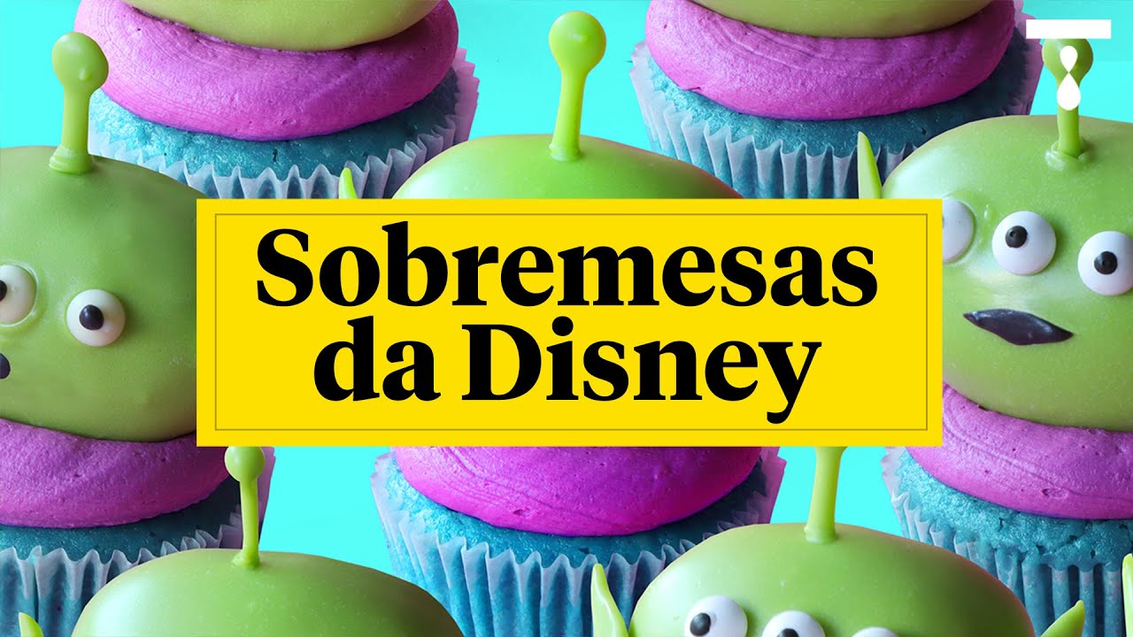 SOBREMESAS DA DISNEY PARA FAZER EM CASA