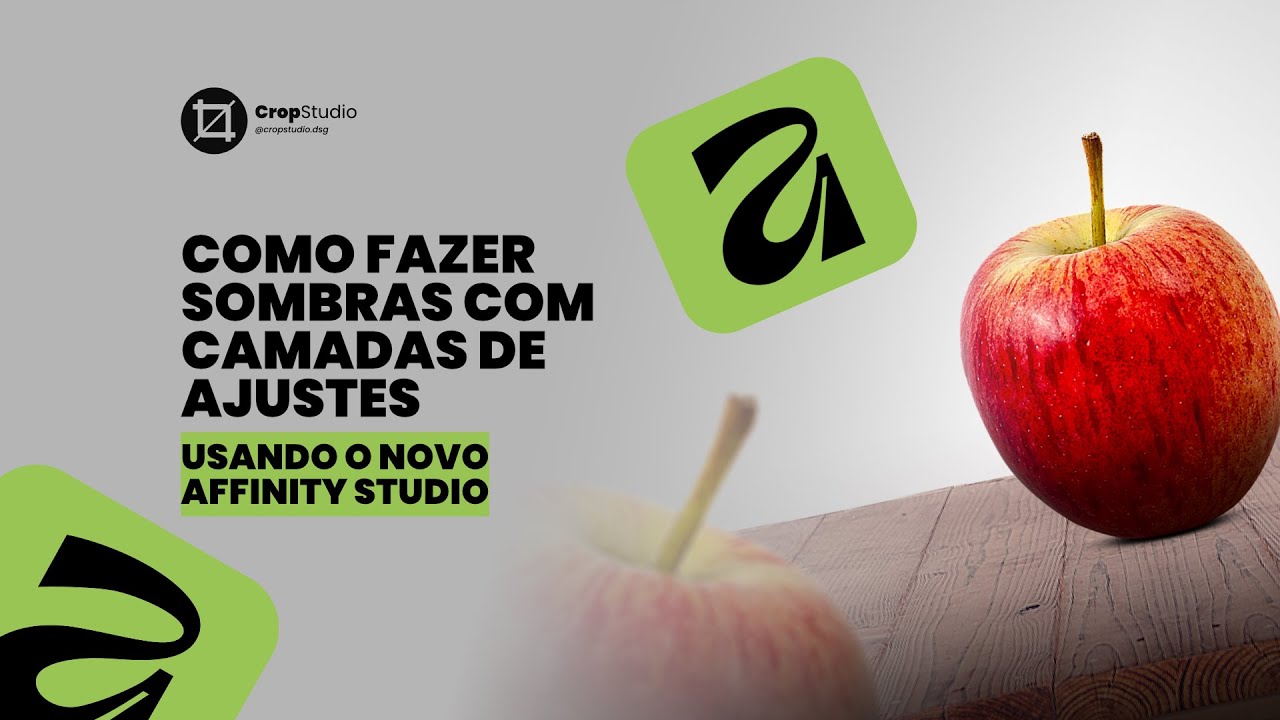 AFFINITY STUDIO | CRIANDO SOMBRAS COM CAMADAS DE AJUSTES #design #graphicdesign #tutorial