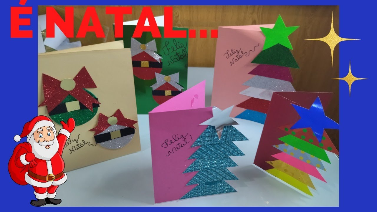 🟡NATAL - Cartões lindos e fáceis de fazer 🌲🌟
