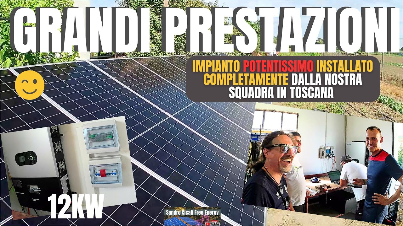 ​10800W DI Pannelli Solari con Lux Power da 12Kw✔️e accumulo🔋da 17Kwh #1k #offgrid