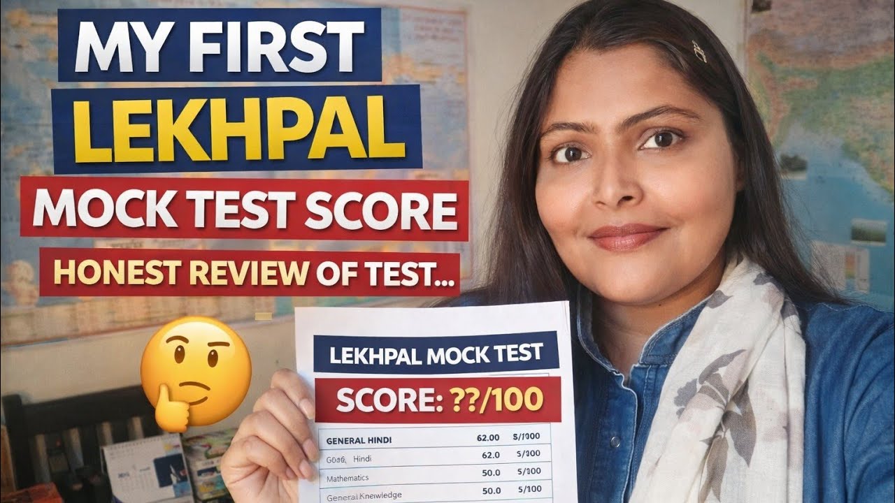 MY FIRST LEKHPAL MOCK TEST SCORE | WHICH TEST SERIES IS BEST FOR LEKHPAL| #uplekhpal #upsssc #uppet 