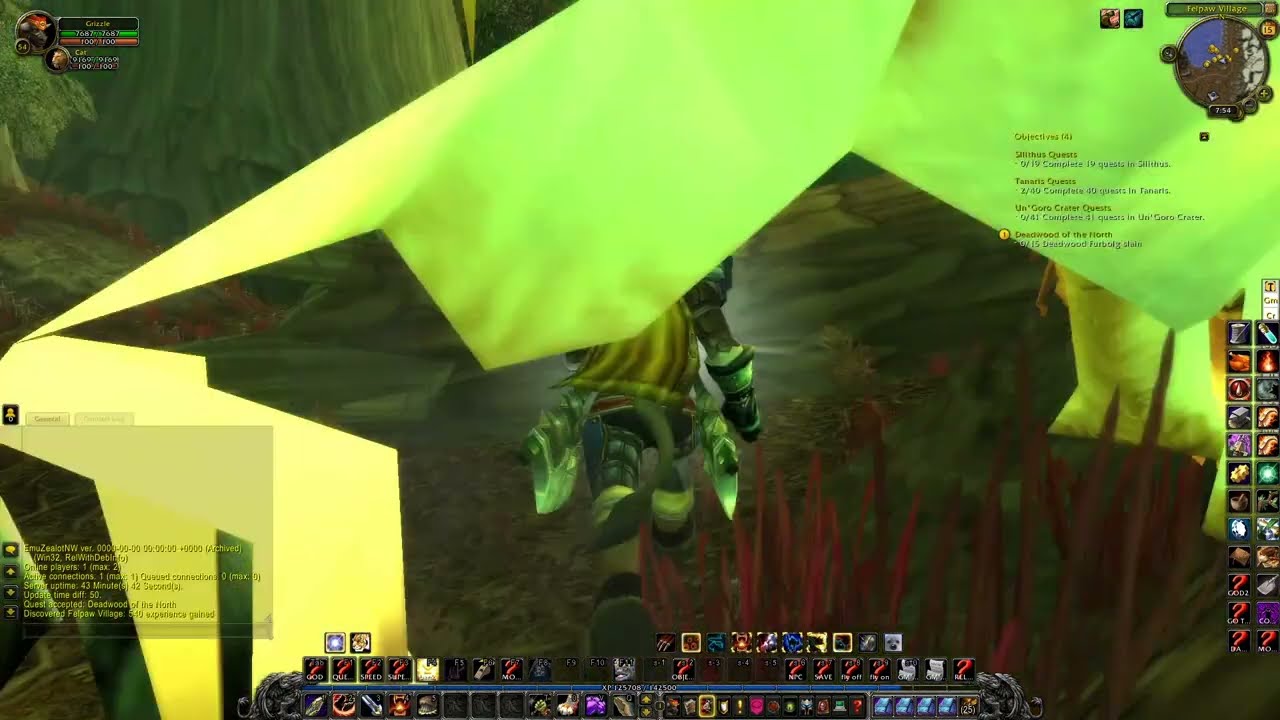 WOW Cata Quest 'Deadwood of the North - 28338' Horde on a PS