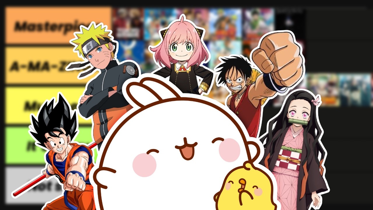 The Ultimate ANIME TIER LIST of Molang and Piu Piu!