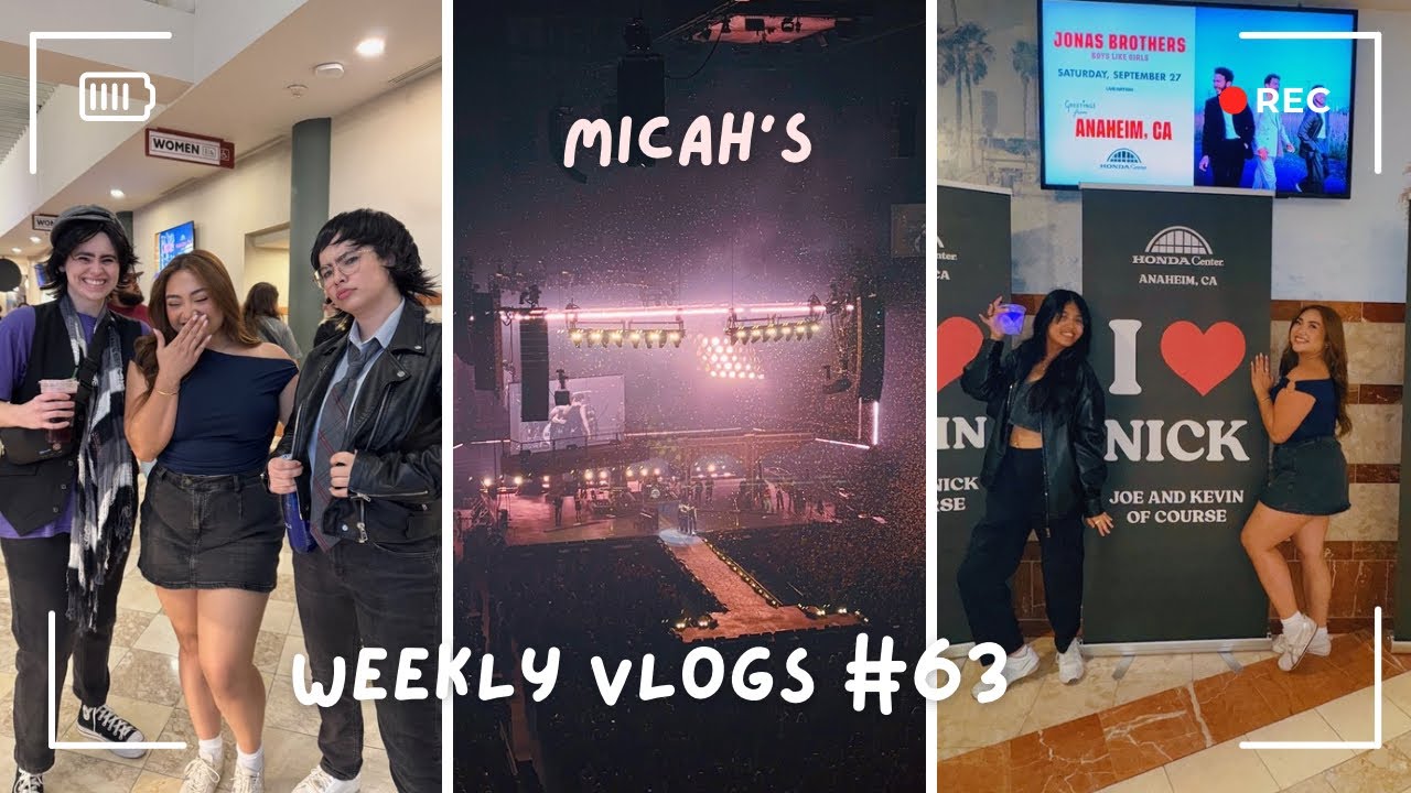 Greetings from *your* hometown! Jonas brothers Tour!!!! | Weekly Vlog #63