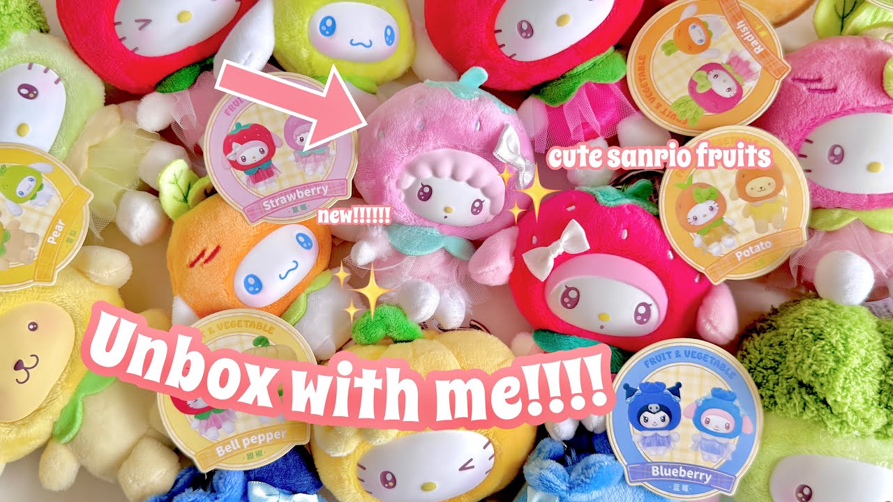 cozy sanrio fruits unboxing! 🩷 cutest set I’ve seen in 2026 😆 ( for now ) February Vlog