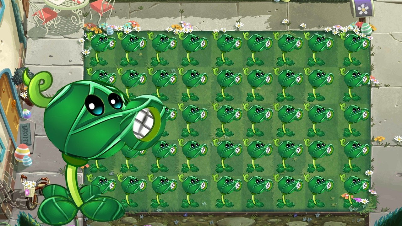 Pvz 2 13.0.1 - New Plants Zoybean Pea Gameplay in Plants vs Zombies 2 vs 999 Zombies