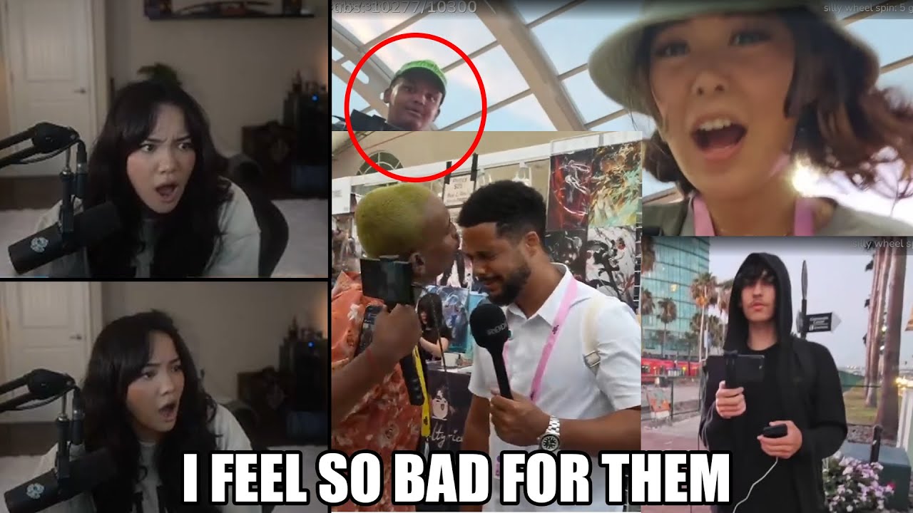 Cinna REACTS to Nmplol and ExtraEmily getting HARRASSED  at Twitchcon